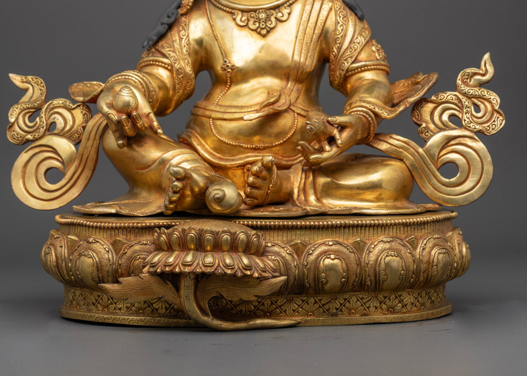 Yellow Dzambhala Kubera | Buddhist Himalayan Art