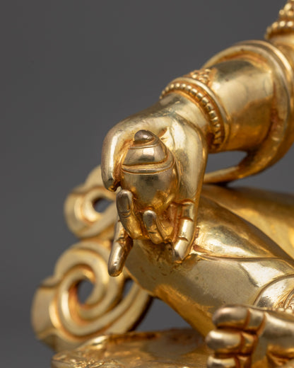 Nepalese Dzambhala Statue | Vajrayana Prosperity Deity