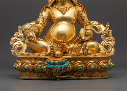 Nepalese Dzambhala Statue | Wealth Attraction Buddhist Figurine