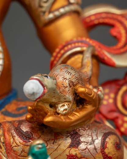 Buddhist Dzambhala Statue | Traditional Sacred Sculpture