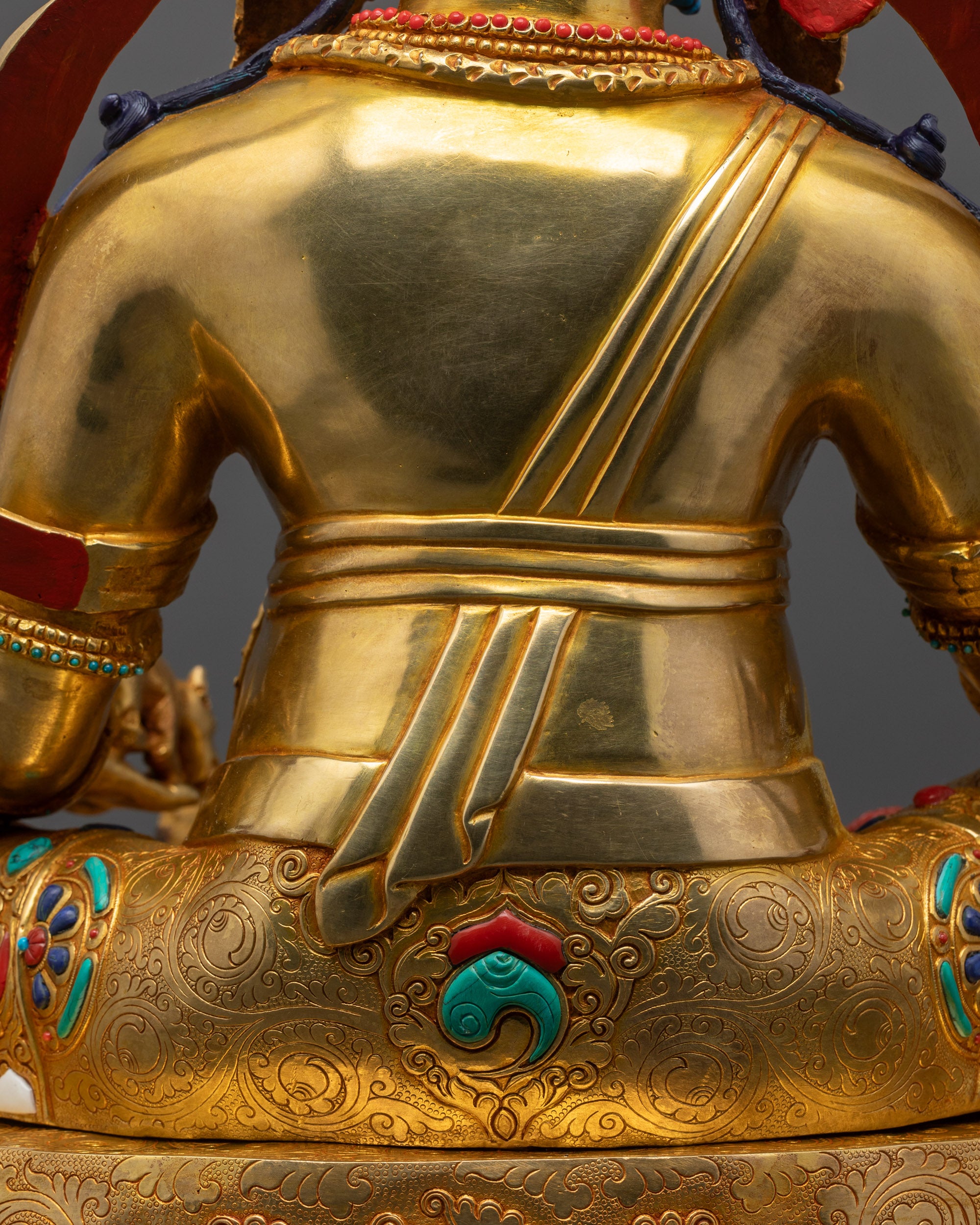 Deity of Wealth Jambhala Statue | Tibetan Buddhist Sculpture of Nepal