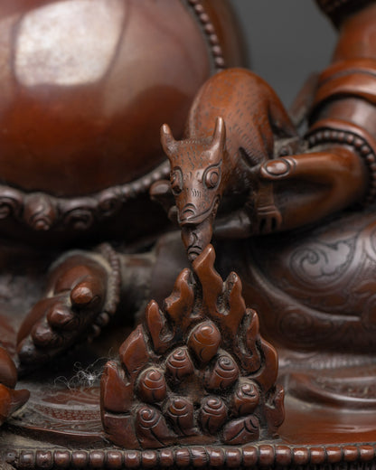 Tibetan Dzambhala Statue | Buddhist Wealth Deity
