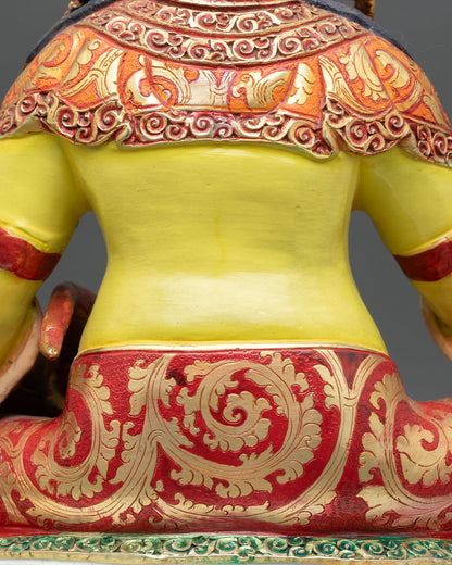 Multi-Color Dzambhala Statue | Fierce Protector of Fortune