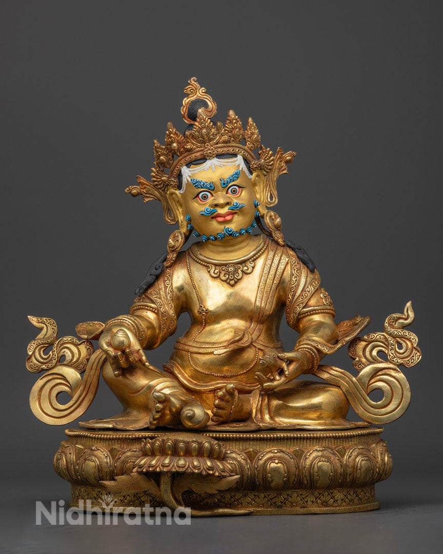 Yellow Dzambhala Kubera | Buddhist Himalayan Art