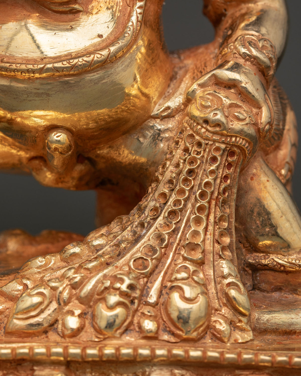 Black Dzambhala Statue | Sacred Buddhist Wealth Deity