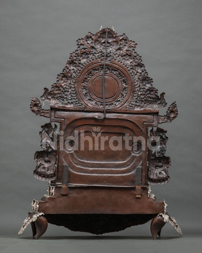 Dzambhala With Throne Statue