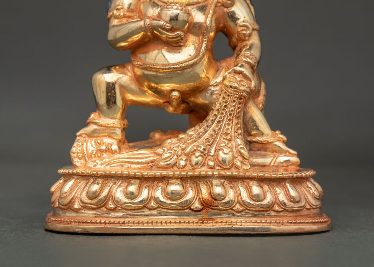 Black Dzambhala Statue | Sacred Buddhist Wealth Deity