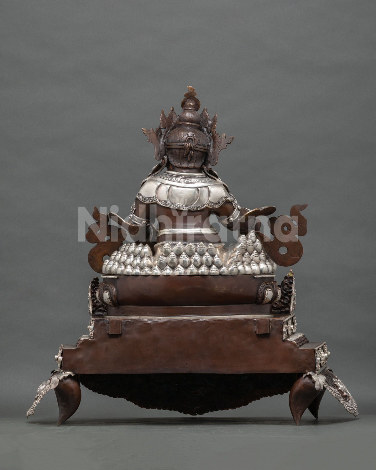 Dzambhala With Throne Statue