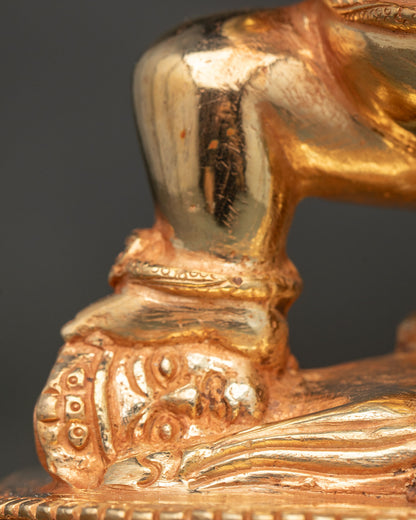 Black Dzambhala Statue | Sacred Buddhist Wealth Deity