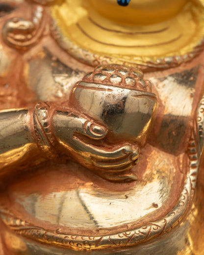 Black Dzambhala Statue | Sacred Buddhist Wealth Deity