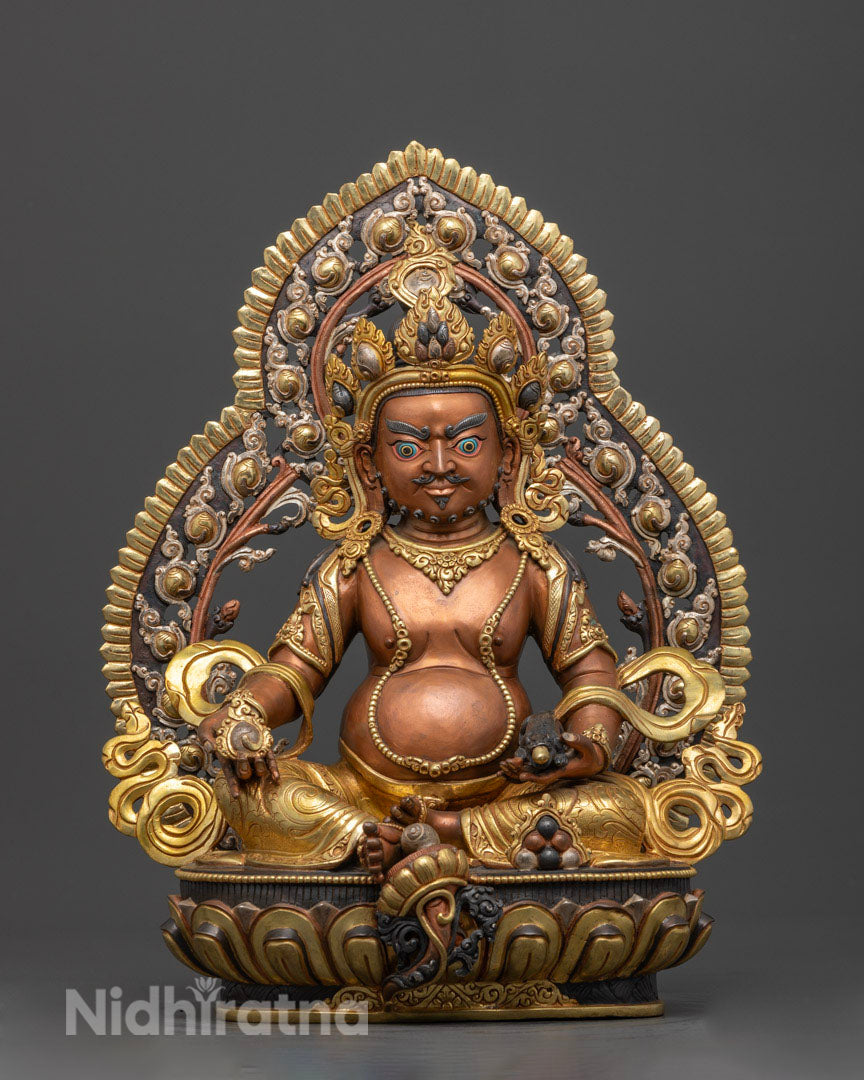 Nepalese Dzambhala Statue: The Buddhist Deity of Wealth