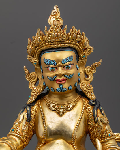 Dzambhala Statue | White god of Wealth