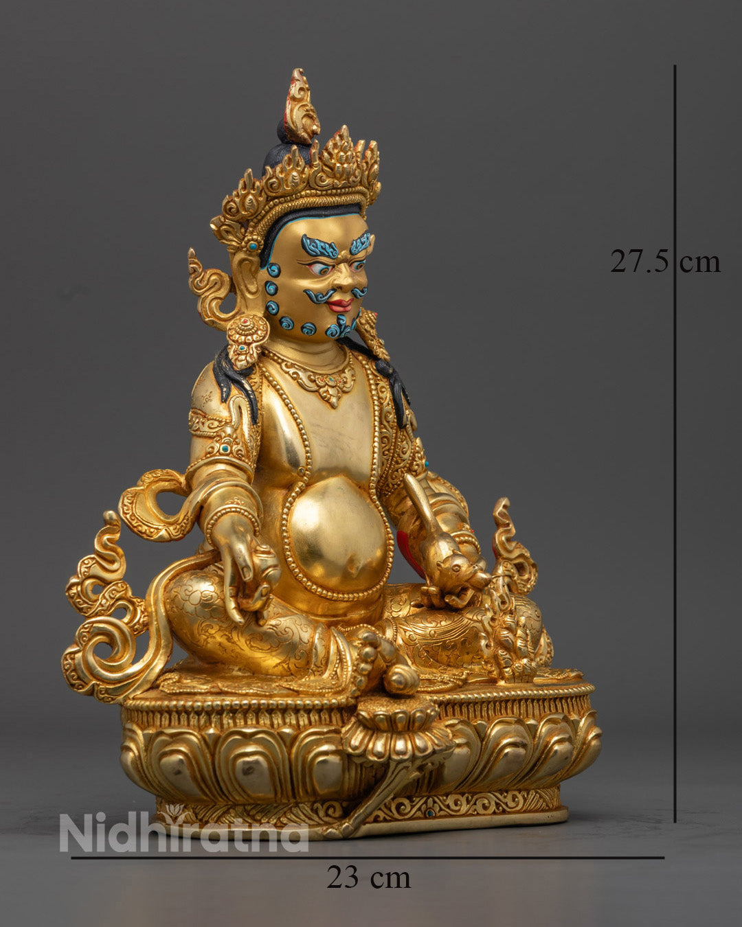 Dzambhala Statue | White god of Wealth