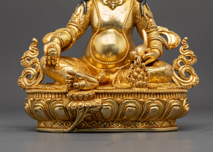 Dzambhala Statue | White god of Wealth