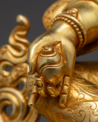 Dzambhala Statue | White god of Wealth