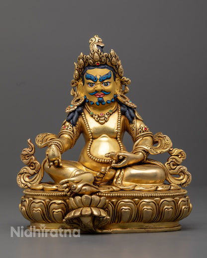 Dzambhala Statue | Nepalese Artisan-Crafted Wealth Statue