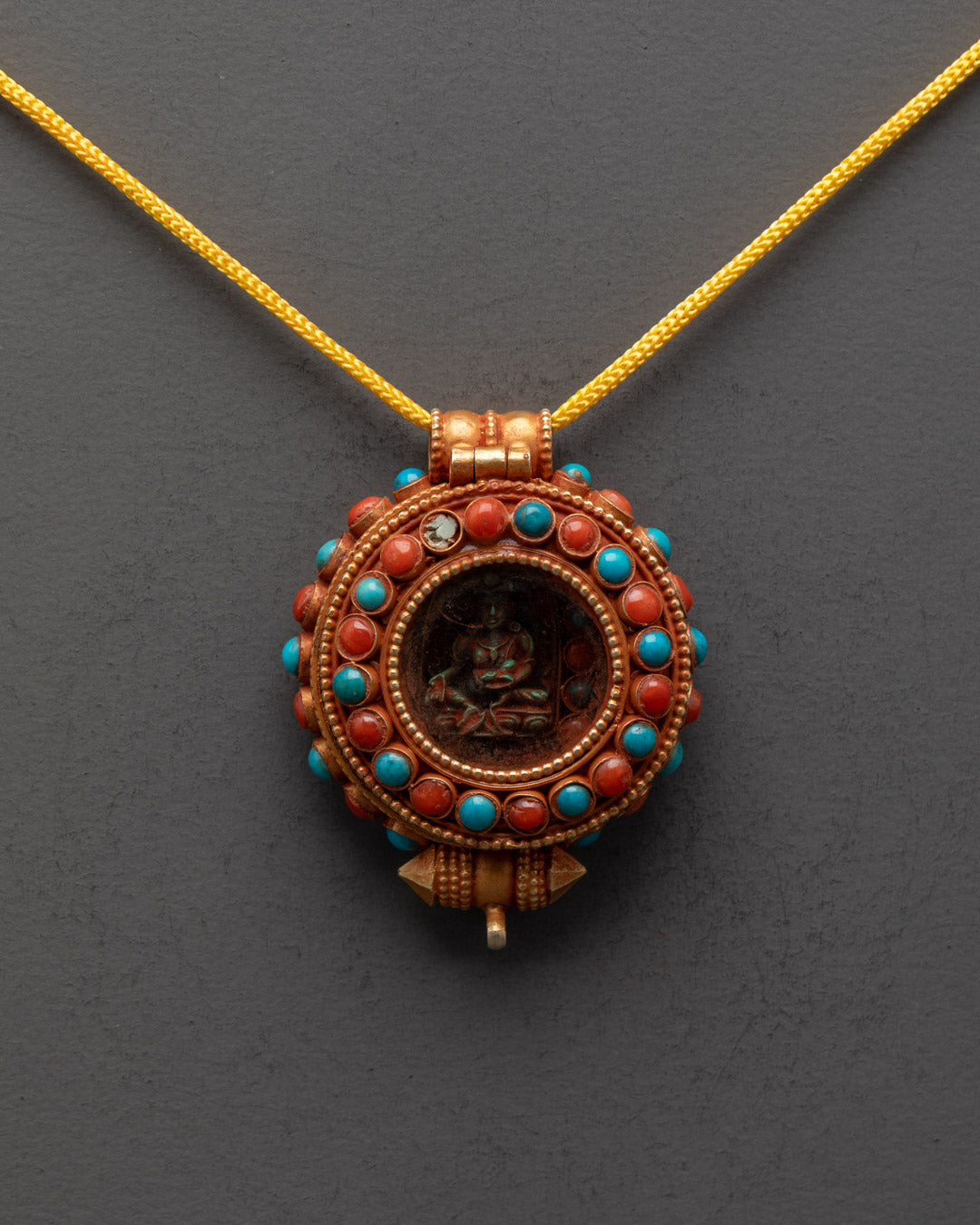 Dzambhala Wealth Locket Handmade in Nepal by Master Artisan