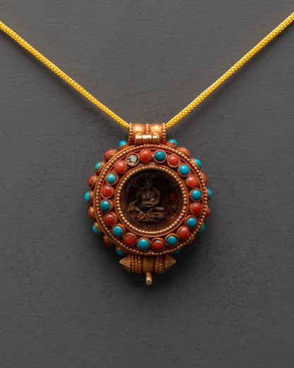 Dzambhala Wealth Locket Handmade in Nepal by Master Artisan