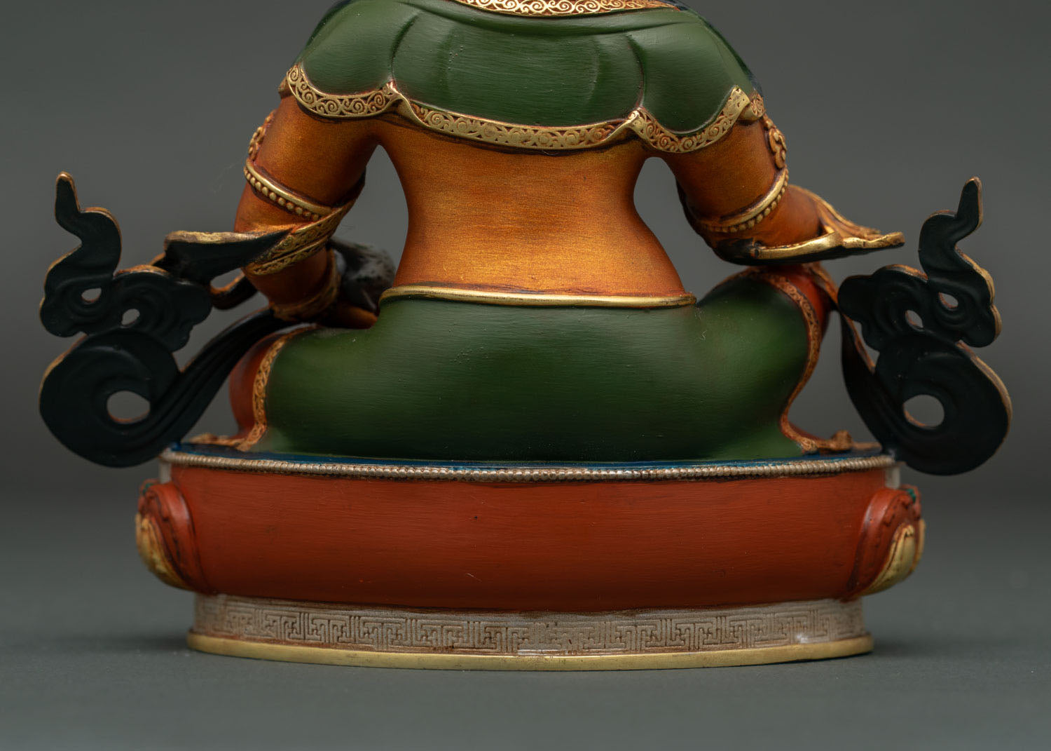 Yellow Dzambhala Statue | Tibetan Buddhist Guardian of Wealth