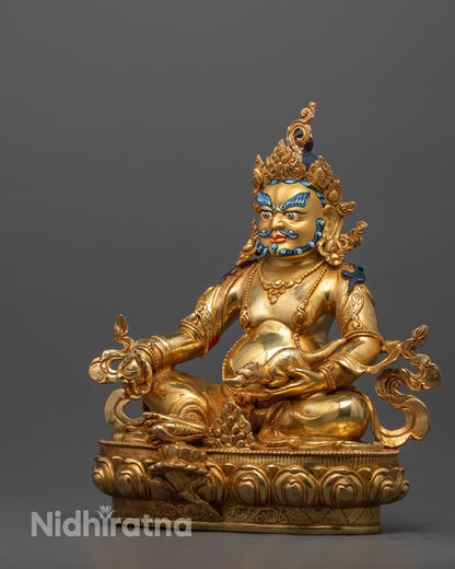 Dzambhala Statue | Prosperity God Hand-Carved in Nepal