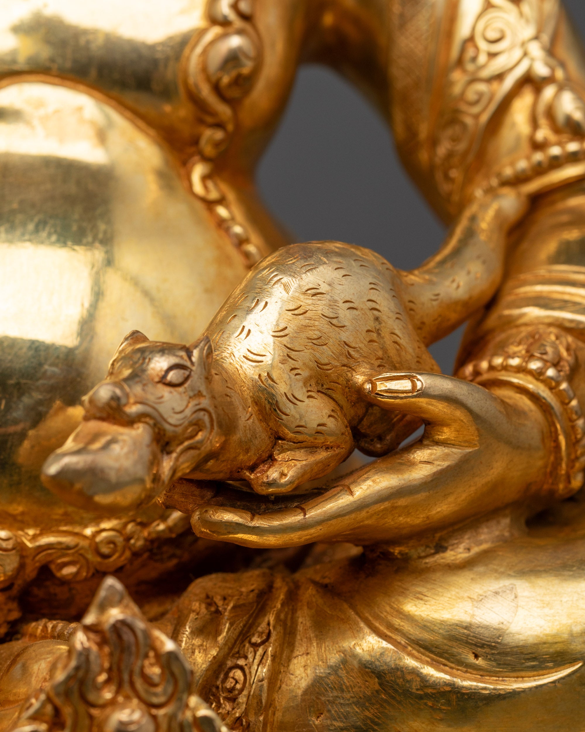 Dzambhala Statue | Prosperity God Hand-Carved in Nepal