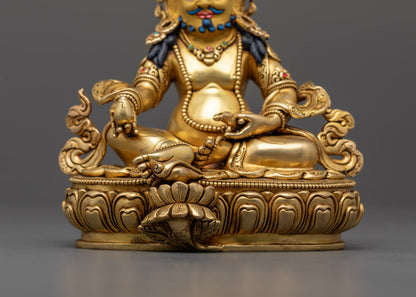 Dzambhala Statue | Nepalese Artisan-Crafted Wealth Statue