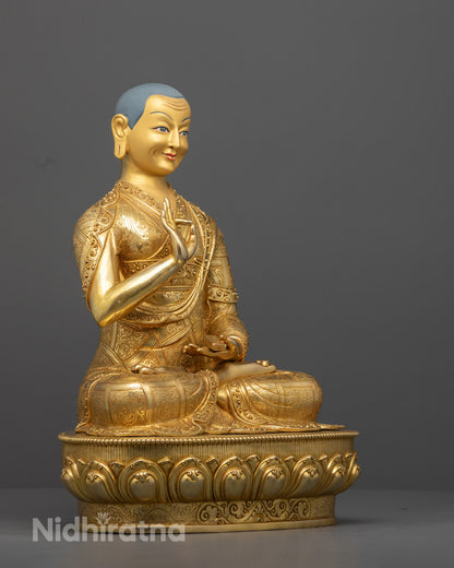 Tsongkhapa Set Statue | Himalayan Buddhist Sculpture