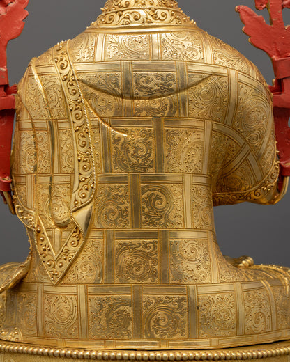 Tsongkhapa Set Statue | Himalayan Buddhist Sculpture