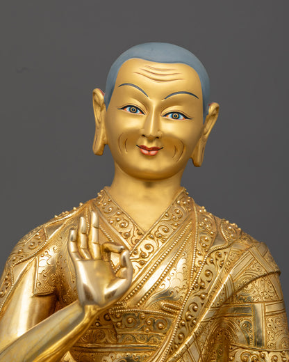 Tsongkhapa Set Statue | Himalayan Buddhist Sculpture