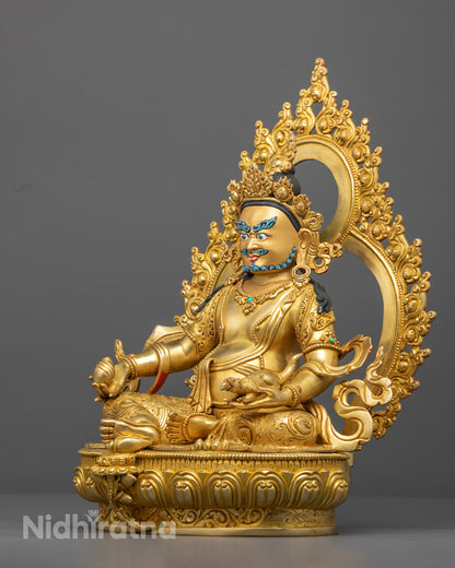 Sacred Dzambhala Wealth Deity Statue