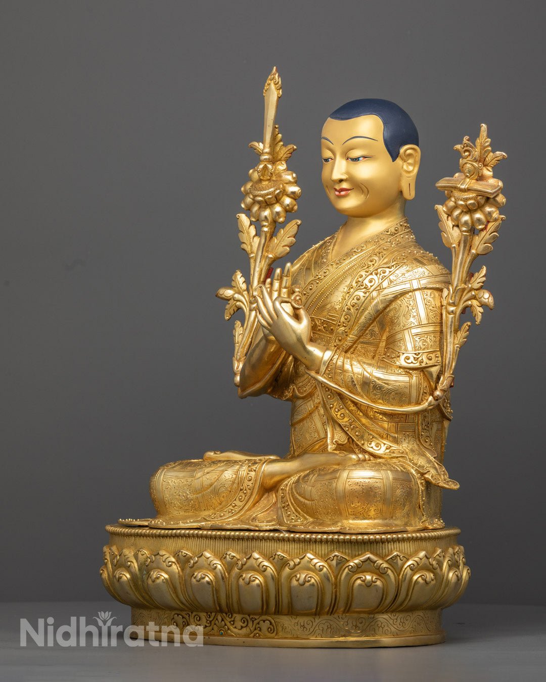 Tsongkhapa Set Statue | Himalayan Buddhist Sculpture