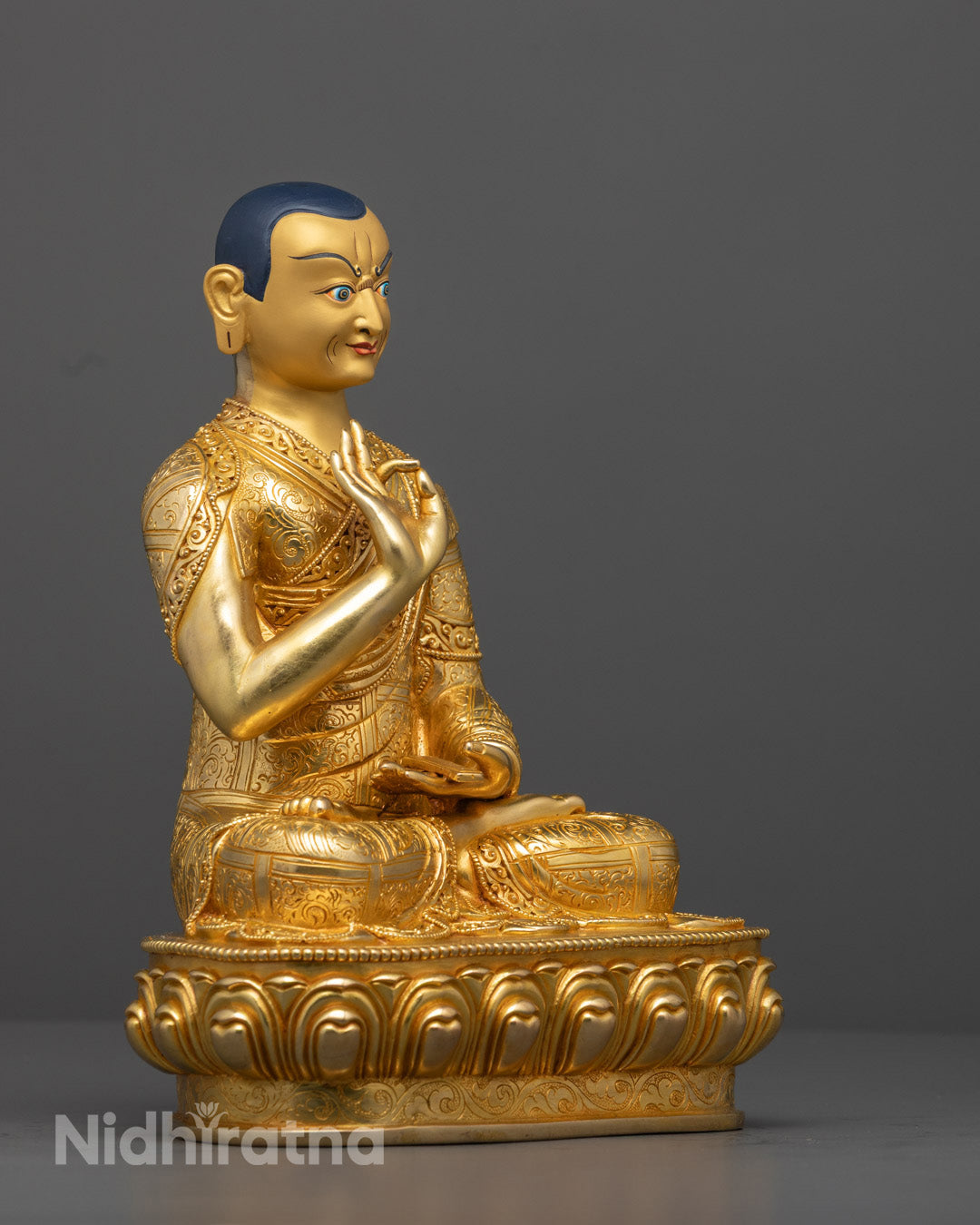 Tsongkhapa Set Statue | Himalayan Buddhist Sculpture