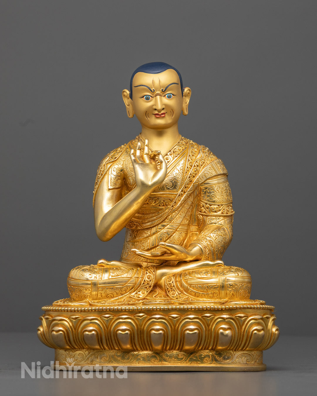 Tsongkhapa Set Statue | Himalayan Buddhist Sculpture