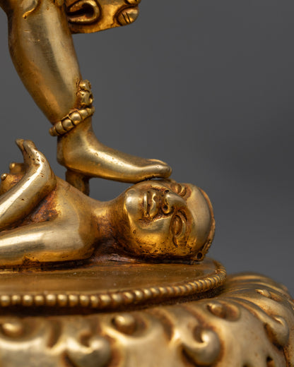 Exquisite Blue Tara Ekajati Statue | Traditional Tibetan Buddhist Art