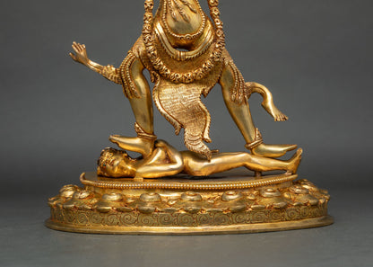 Authentic Ekajati Copper Statue – One-Eyed Tantric Protectress