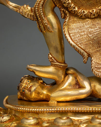 Authentic Ekajati Copper Statue – One-Eyed Tantric Protectress