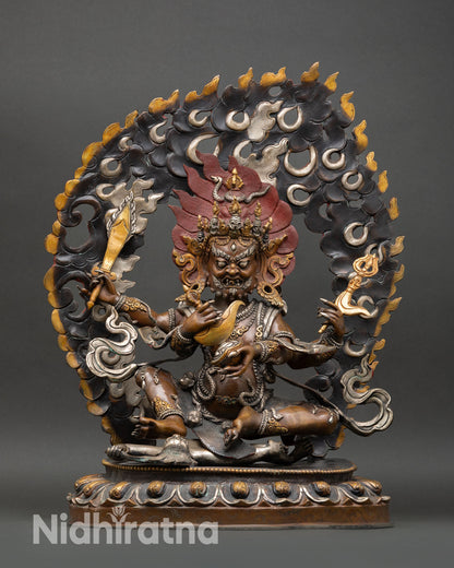 Four-Armed Mahakala: The Fearsome Defender of the Sacred Path