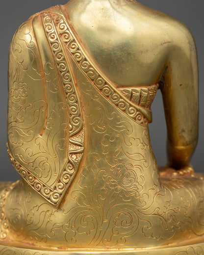 Shakyamuni Buddha Meditation Statue | Tibetan Buddhist Artwork