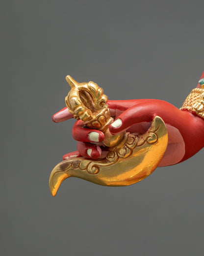 Red Vajrayogini Statue | Authentic Tibetan Buddhist Artwork