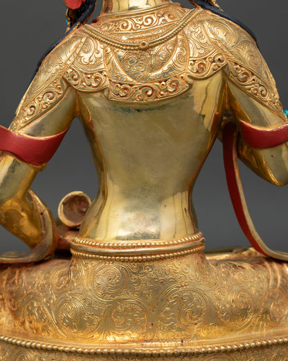 Traditional Vajrasattva Statue | Handmade Tibetan Sculpture