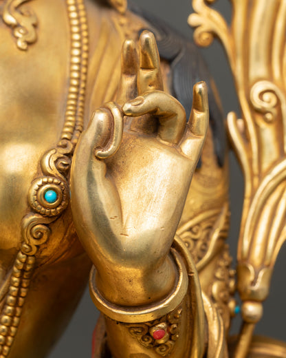Large Green Tara Statue – Buddhist Altar & Shrine Decoration