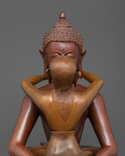 Elevate Your Space with a Samantabhadra and Consort Statue - Symbol of Unity and Harmony