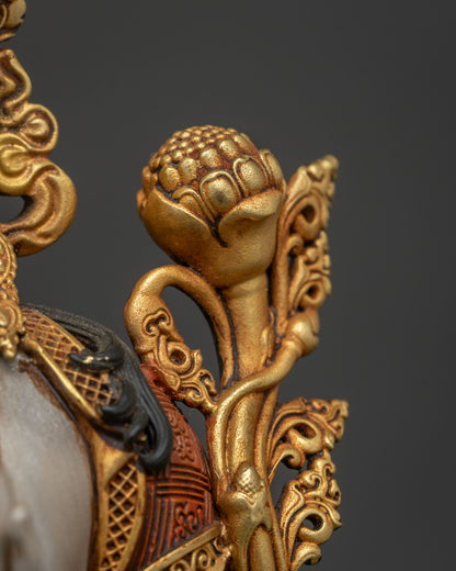 White Tara Statue | Hand-Cast Buddhist Spiritual Decor