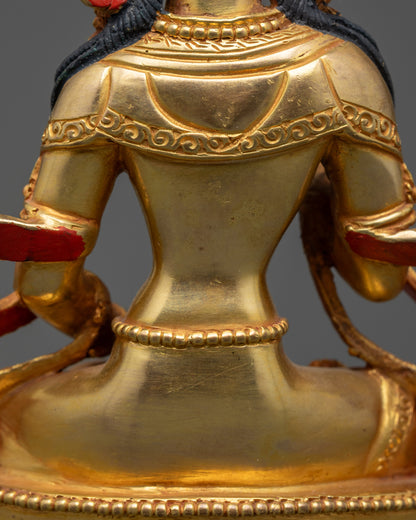 Tibetan Vajrasattva Statue | Sacred Buddhist Idol for Spiritual Healing