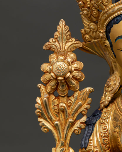 Green Tara Statue | Handcrafted Buddhist Spiritual Art