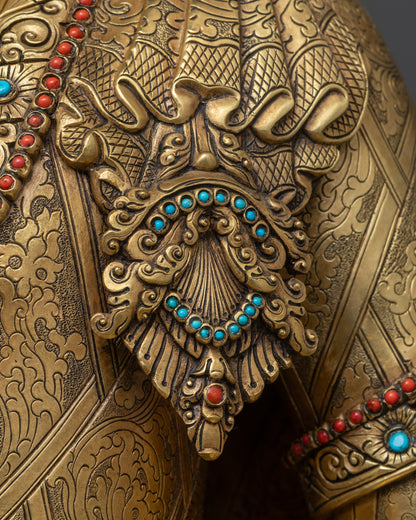 Premium Medicine Buddha Healing Sculpture | Traditional Himalayan Art