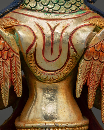 Naga Kanya Statue | Mystical Serpent Goddess Figurine Nepal