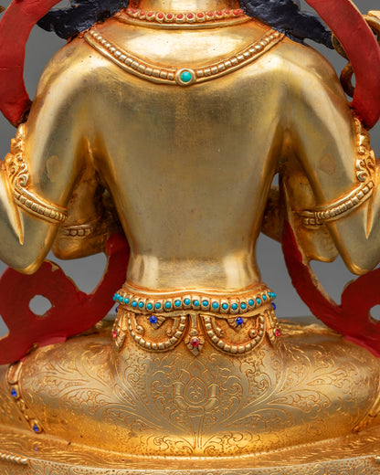 Radiant Avalokiteshvara Chenrezig Statue | Bodhisattva of Compassion