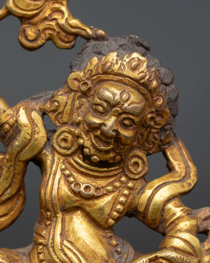 White Dzambhala Statue