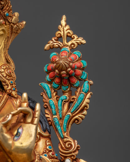 Longevity White Tara Sculpture | Ideal for Sadhana & Devotional Rituals